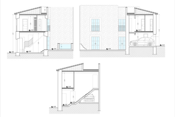 High-quality renovated townhouse with pool in the patio and garage in Arta image 10