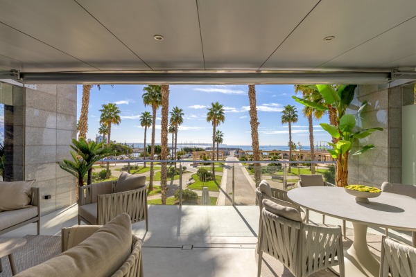 Exclusive designer apartment right on the beach for sale in Palma