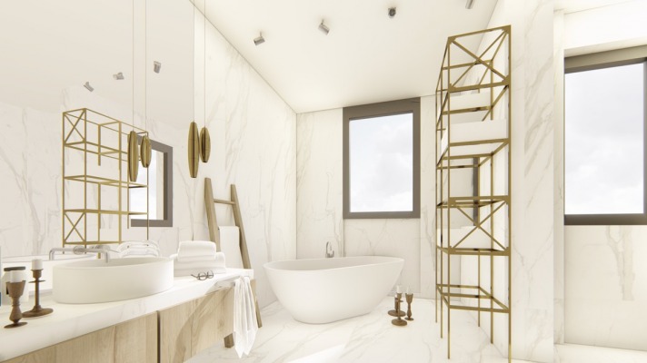 New development project of a modern villa near the beach image 5