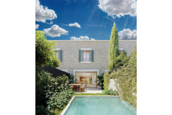 New build terraced house with pool and private garden in Ses Salines image 2