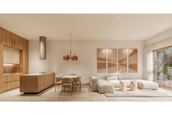 New build terraced house with pool and private garden in Ses Salines image 4