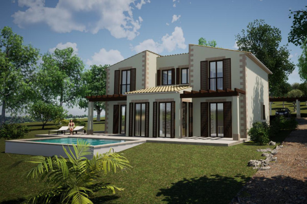 Plot with submitted building project near the village of Muro in the north image 3