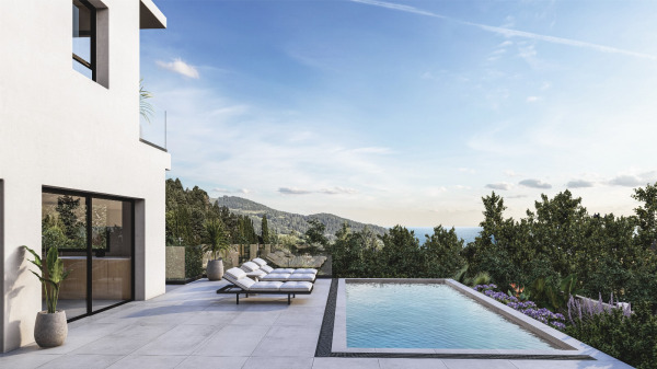 Sea view building plot with project for a modern villa in Son Servera image 2