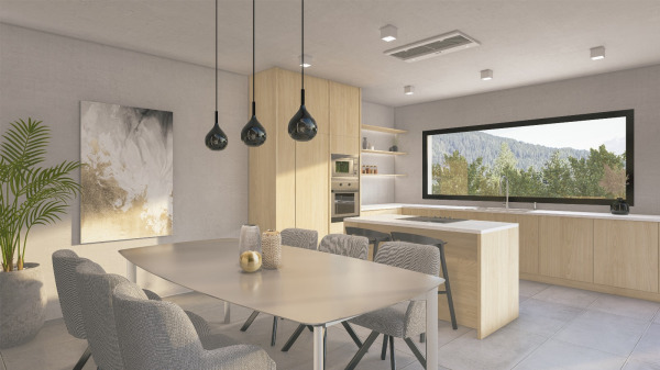 Sea view building plot with project for a modern villa in Son Servera image 7