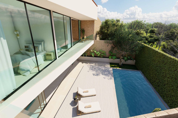 Exclusive new townhouse with pool and large inner patio image 2