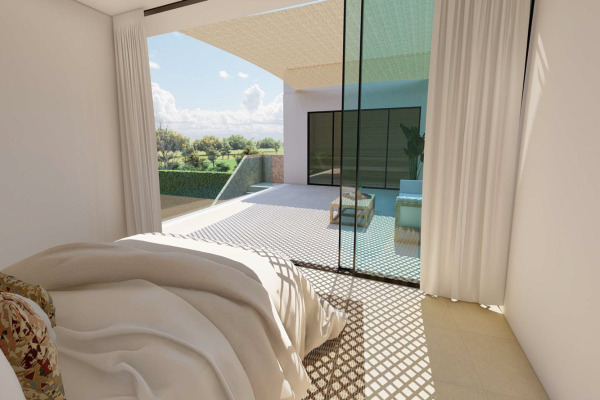 Exclusive new townhouse with pool and large inner patio image 8