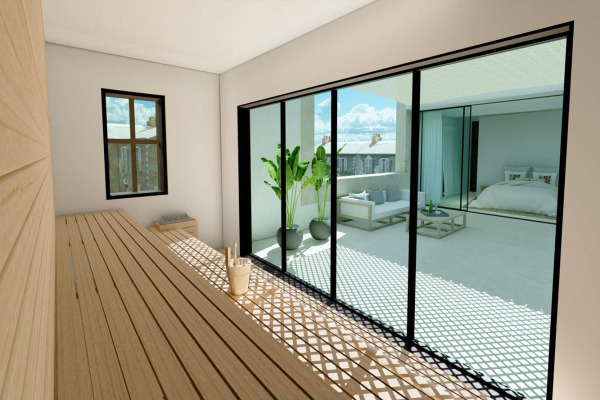 Exclusive new townhouse with pool and large inner patio image 10