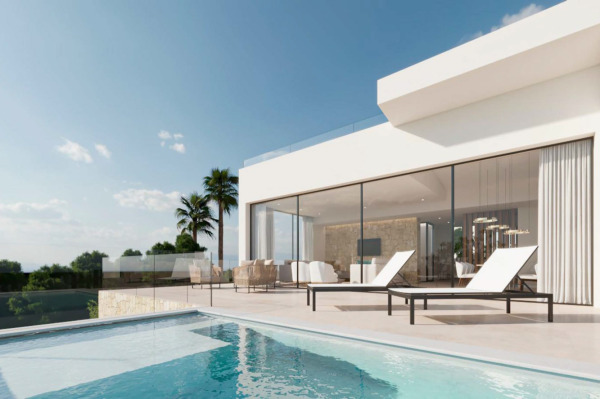 Exclusive new development of a modern sea view villa in Santa Ponsa image 3