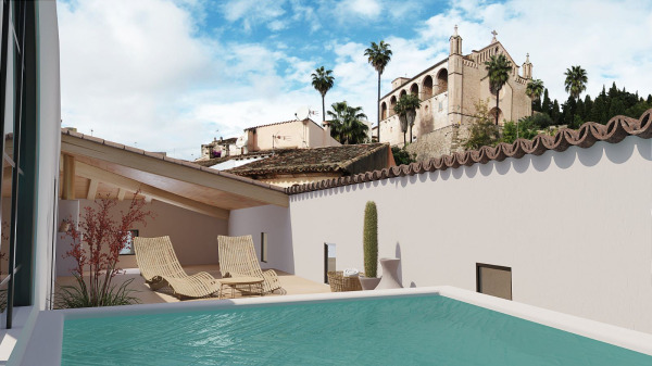 Luxurious townhouse with pool in the center of Arta image 3