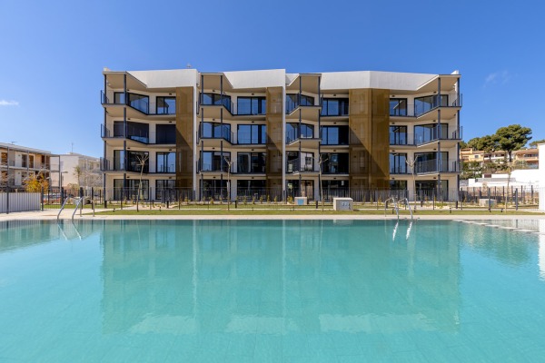 Modern new apartments close to the beach in Palmanova