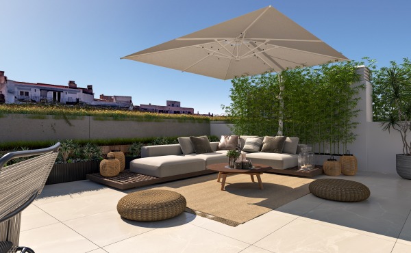 Modern, new-build penthouse near Palma's old town