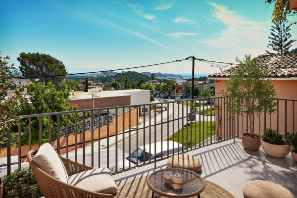 Modern new-build terraced house with sea views in the northeast of Mallorca image 5