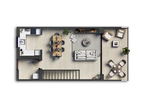 Modern new-build terraced house with sea views in the northeast of Mallorca image 12