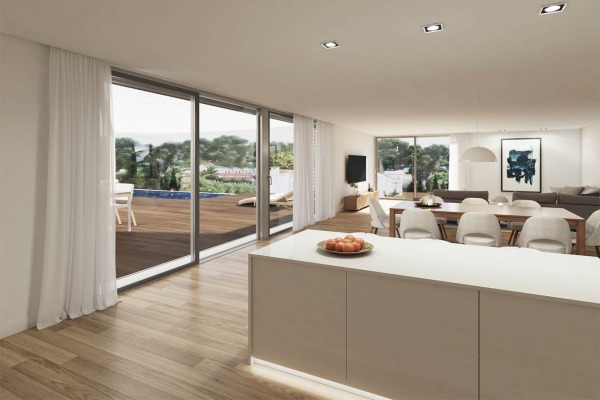 Plot with project for a modern luxury villa with sea views in Capdepera image 4