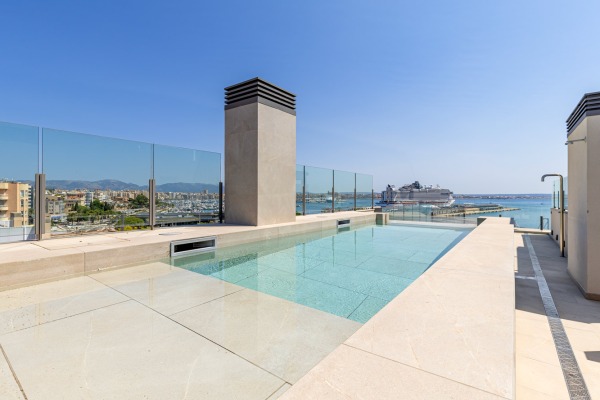 New duplex penthouse with sea views and private pool on the roof terrace image 2