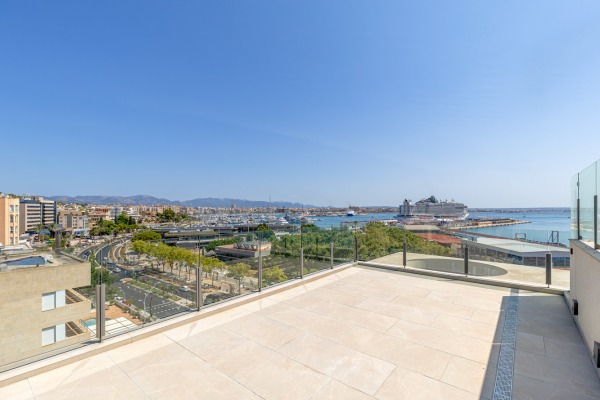 New duplex penthouse with sea views and private pool on the roof terrace image 3