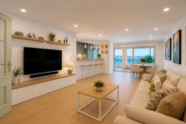 Apartment with a view of the harbor, right on the Paseo Marítimo in Palma image 4