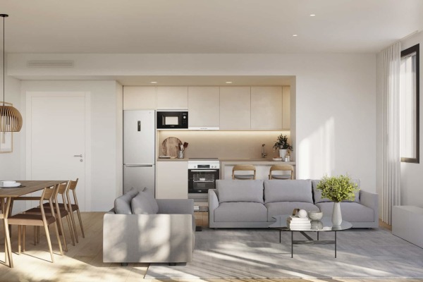 New apartment near the beach with a covered terrace in Palmas Nou Llevant image 3