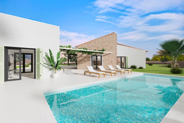 Exclusive new construction finca in an idyllic location of Marratxi