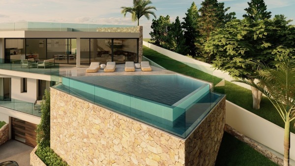 New construction project in Costa d'en Blanes: Modern sea view luxury villa image 3