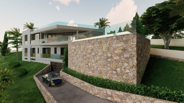 New construction project in Costa d'en Blanes: Modern sea view luxury villa image 4