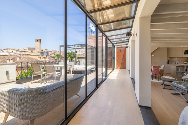 Modern penthouse with stunning views over the rooftops of the old town image 3