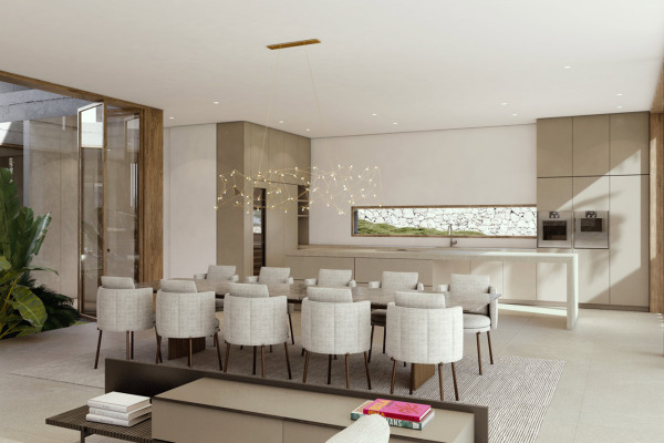 Building plot with project and views of Bendinat Castle to the sea image 3