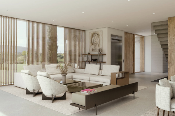 Building plot with project and views of Bendinat Castle to the sea image 4