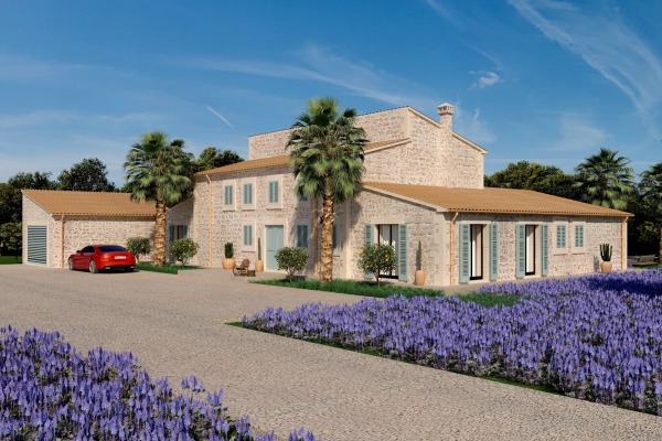 Stylish new-build natural stone finca with four bedrooms near Llucmajor image 3