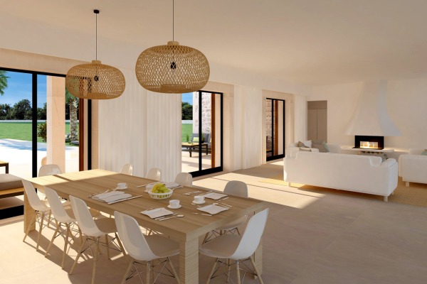 Stylish new-build natural stone finca with four bedrooms near Llucmajor image 4