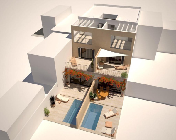 Modern newly built semi-detached house with private pool in Son Macia image 3