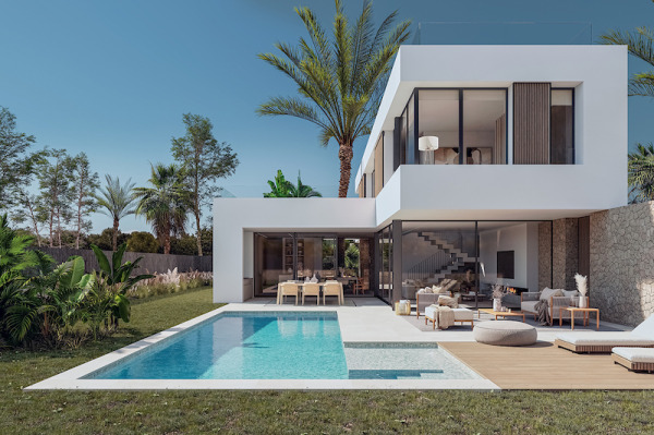 Modern new build villa with pool not far from the bay of Cala Mondragó image 2