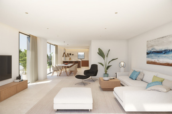 Modern newly build semi-detached house with private pool in Portocolom image 4