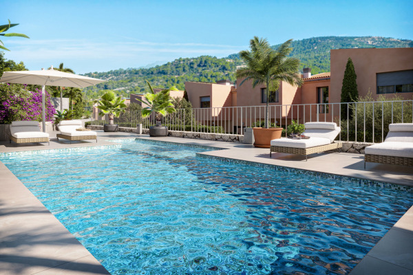 New build terraced houses in mediterranean residence in Esporles near Palma image 4