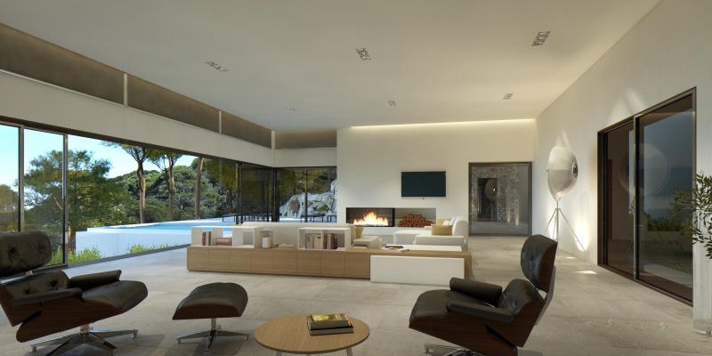 New construction project of a modern villa in a quiet location image 4