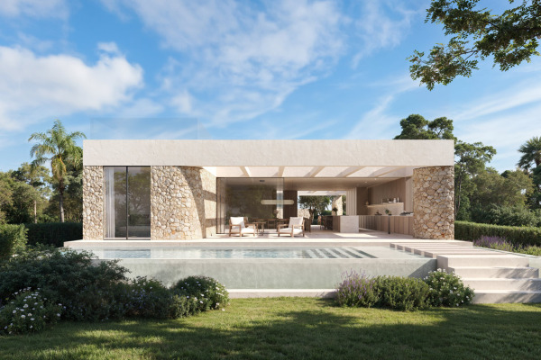 New luxury villa in a unique location on the seafront in Sa Torre image 4