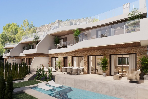 New construction project with 5 modern villas near the sea in Paguera image 2