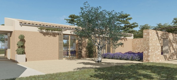 New construction project of a natural stone finca near S'Horta image 7