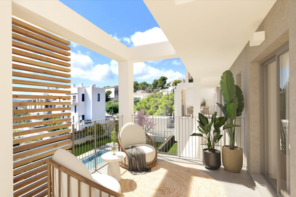 Modern living - new build penthouse in a quiet location of Torrenova image 3