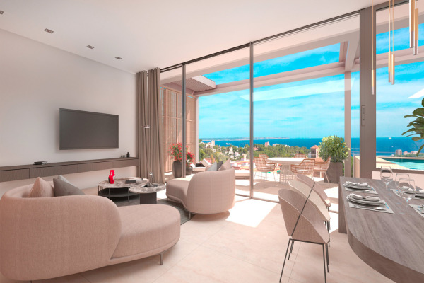 Modern new build villa with stunning sea views over the bay of Palma image 4