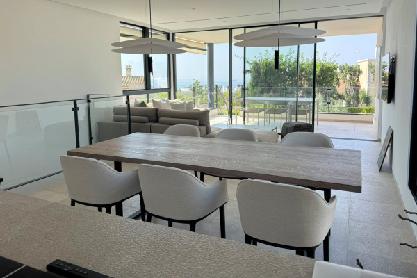 Modern semi-detached house with sea views and private pool in Sant Agustin image 4