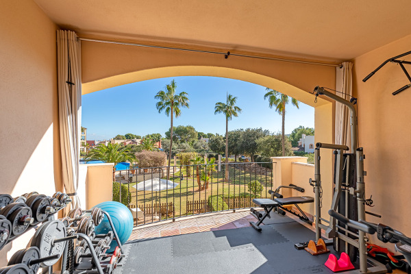 Duplex apartment with private garden in a golf complex in Nova Santa Ponsa image 11