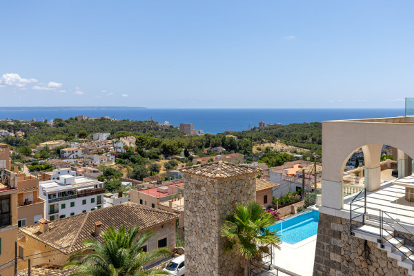 Newly built terraced house with sea view in Genova