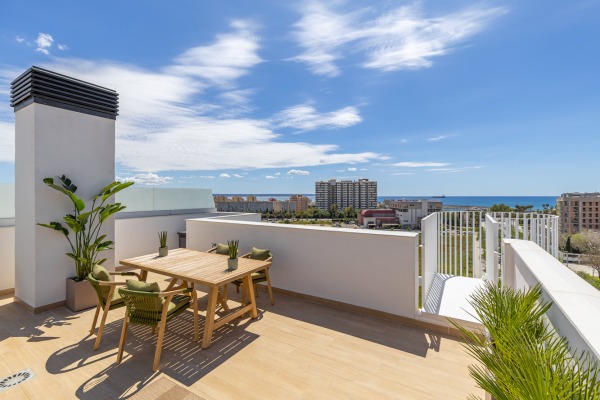New-build sea view penthouse, ready for first-time occupancy, near Portixol image 7