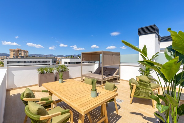 New-build sea view penthouse, ready for first-time occupancy, near Portixol image 11