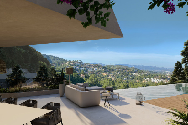 Plot with preliminary project for a modern villa in an elevated location image 2