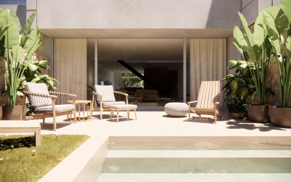 New-build terraced house with pool in Can Picafort in the north of Mallorca image 2