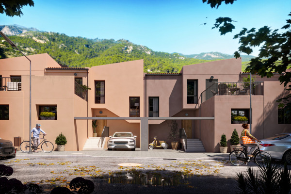 New build townhouses with private garden and communal pool in Esporles image 2
