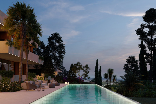 Building plot with project for a luxury villa with sea views in Son Vida image 5