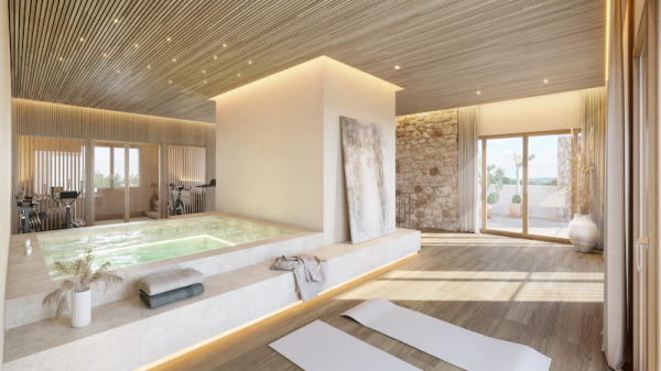 New build townhouse project with pool in Santanyi image 6